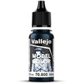 Vallejo: 70.800 - Model Color - Metallic - Gunmetal Blue (18 ml)