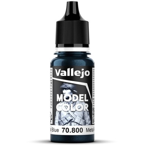 Vallejo: 70.800 - Model Color - Metallic - Gunmetal Blue (18 ml)