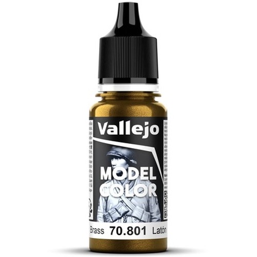 Vallejo: 70.801 - Model Color - Metallic - Brass (18 ml)