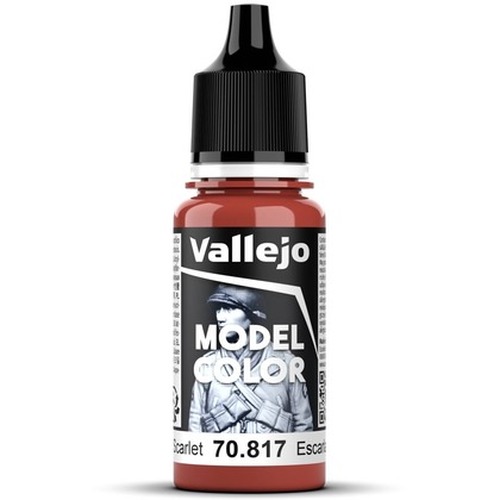 Vallejo: 70.817 - Model Color - Scarlet (18 ml)