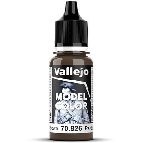 Vallejo: 70.826 - Model Color - Medium Brown (18 ml)