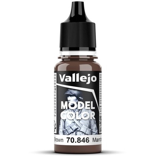 Vallejo: 70.846 - Model Color - Mahogany Brown (18 ml)