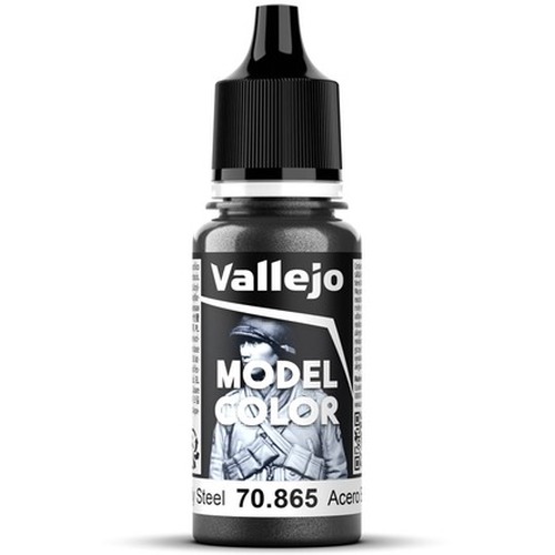 Vallejo: 70.865 - Model Color - Metallic - Oily Steel (18 ml)