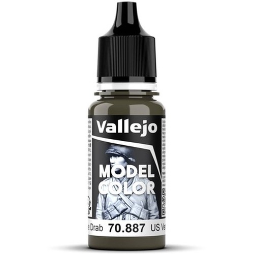 Vallejo: 70.887 - Model Color - US Olive Drab (18 ml)