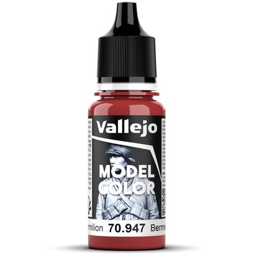 Vallejo: 70.947 - Model Color - Dark Vermilion (18 ml)