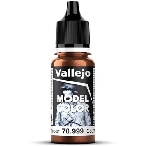 Vallejo: 70.999 - Model Color - Metallic - Copper (18 ml)