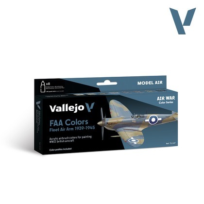 Vallejo: 71.147 - Model Air - Air War - FAA Colors - Fleet Air Arm 1939-1945 (8x18 ml)