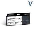 Vallejo: 71.162 - Model Air - Air War - RAF Colors - Day Fighters 1941-1945 & P.R.U. (8x18 ml)