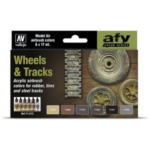 Vallejo: 71.213 - AFV - Wheels & Tracks (6x17 ml)