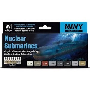 Vallejo: 71.611 - Navy - Nuclear Submarines (8x17 ml)