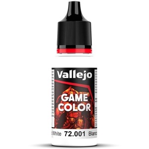 Vallejo: 72.001 - Game Color - Dead White (18 ml)