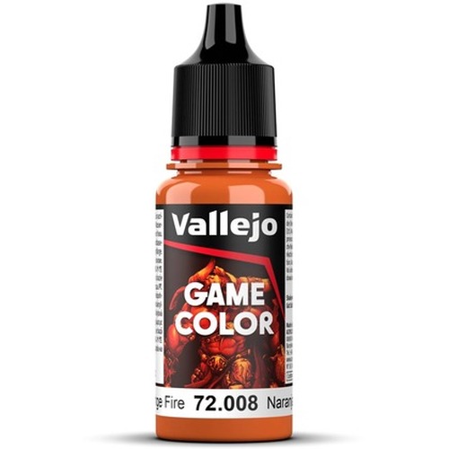 Vallejo: 72.008 - Game Color - Orange Fire (18 ml)