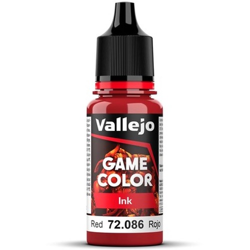 Vallejo: 72.086 - Game Color - Ink - Red (18 ml)