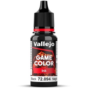 Vallejo: 72.094 - Game Color - Ink - Black (18 ml)