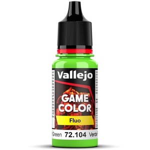 Vallejo: 72.104 - Game Color - Fluo - Green (18 ml)