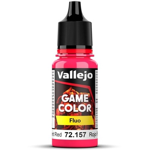 Vallejo: 72.157 - Game Color - Fluo - Red (18 ml)