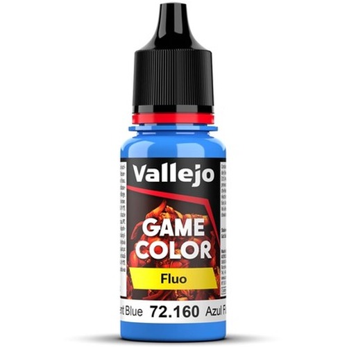 Vallejo: 72.160 - Game Color - Fluo - Blue (18 ml)