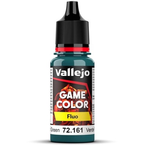 Vallejo: 72.161 - Game Color - Fluo - Cold Green (18 ml)