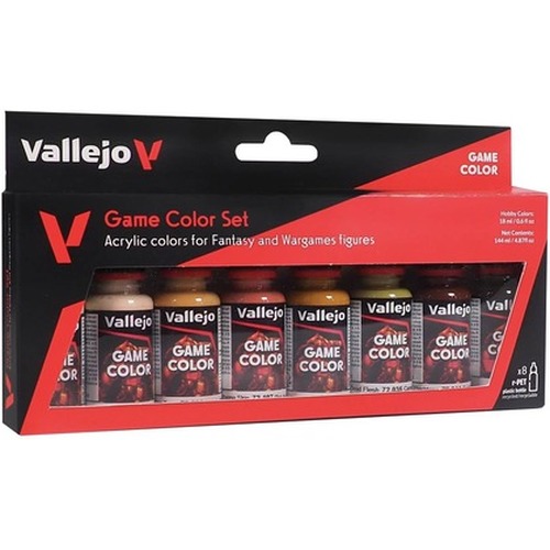 Vallejo: 72.187 - Game Color Set - Skin Tone (8 x 18 ml)