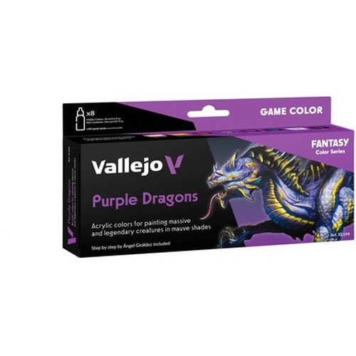 Vallejo: 72.194 - Game Color - Purple Dragons (8 x 18 ml)