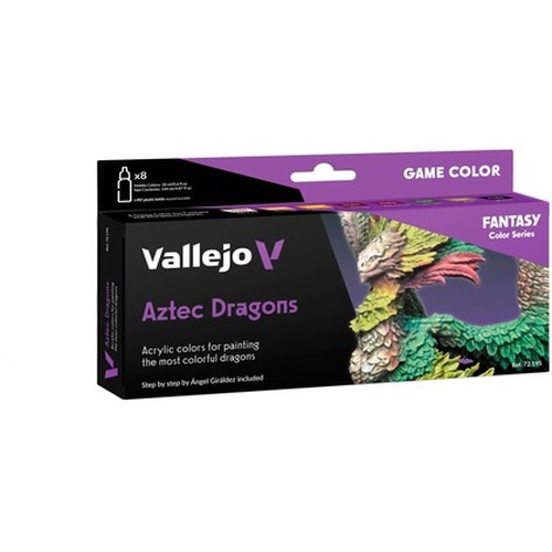 Vallejo: 72.195 - Game Color - Aztec Dragons (8 x 18 ml)