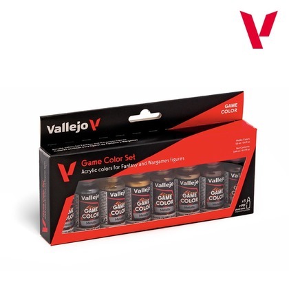 Vallejo: 72.303 - Game Color - Metallic Colors (8x18 ml)