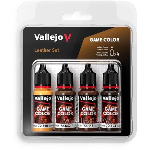 Vallejo: 72.385 - Game Color - Leather Set (4 x 18 ml)