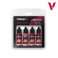 Vallejo: 72.388 - Game Color - Magenta Color Set (4x18 ml)