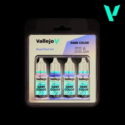 Vallejo: 72.392 - Game Color - Dead Flesh Set (4x18 ml)