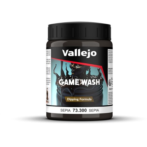 Vallejo: 73.300 - Game Color - Wash - Sepia (200 ml)