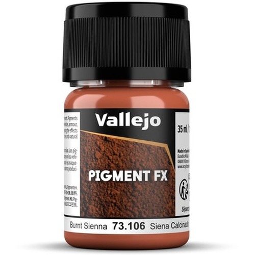 Vallejo: 73.106 - Pigment FX - Burnt Sienna (35 ml)