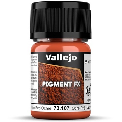 Vallejo: 73.107 - Pigment FX - Dark Red Ochre (35 ml)