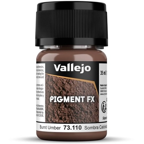 Vallejo: 73.110 - Pigment FX - Burnt Umber (35 ml)