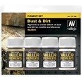 Vallejo: 73.190 - Pigment Set - Dust & Dirt (4 x 35 ml)