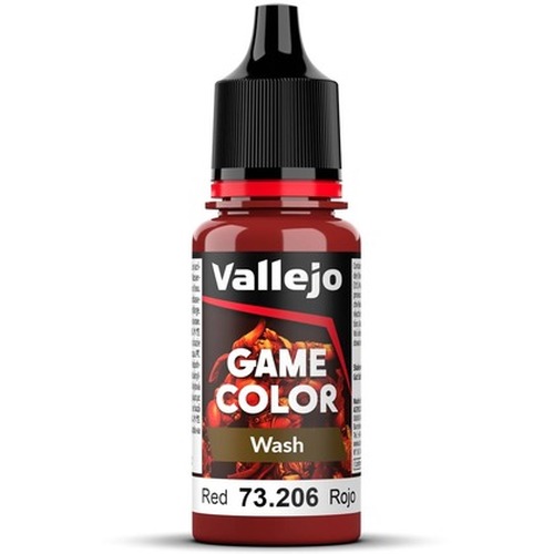 Vallejo: 73.206 - Game Color - Wash - Red (18 ml)