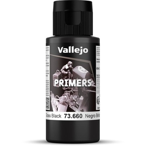 Vallejo: 73.660 - Surface Primers - Gloss Black (60 ml)