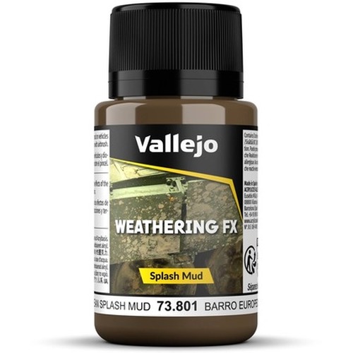 Vallejo: 73.801 - Weathering FX - Splash Mud - European (40 ml)