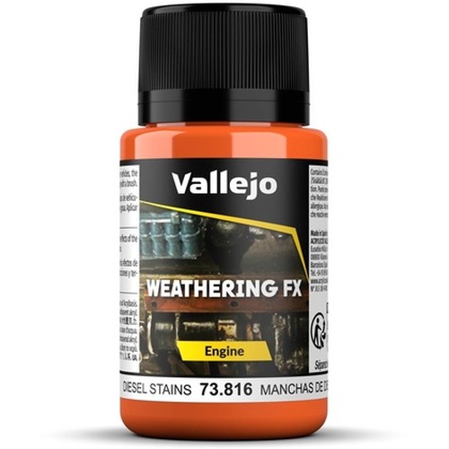 Vallejo: 73.816 - Weathering FX - Engine - Diesel Stains (40 ml)