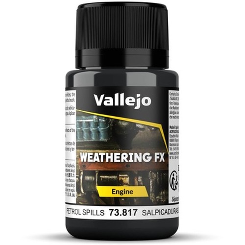 Vallejo: 73.817 - Weathering FX - Engine - Petrol Spills (40 ml)