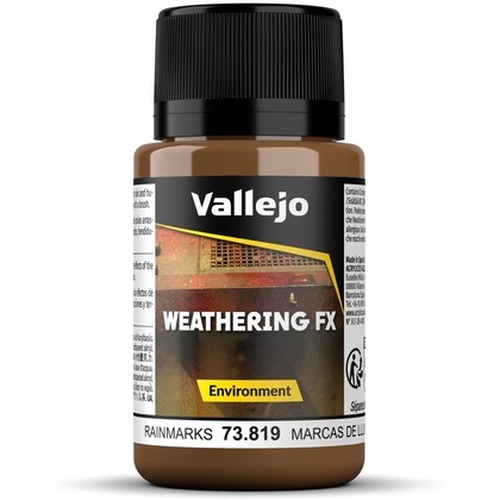 Vallejo: 73.819 - Weathering FX - Environment - Rain Marks (40 ml)