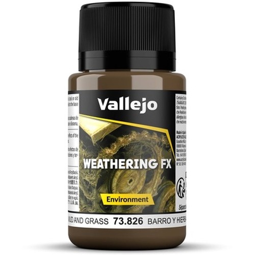 Vallejo: 73.826 - Weathering FX - Environment - Mud and Grass Effect (40 ml)