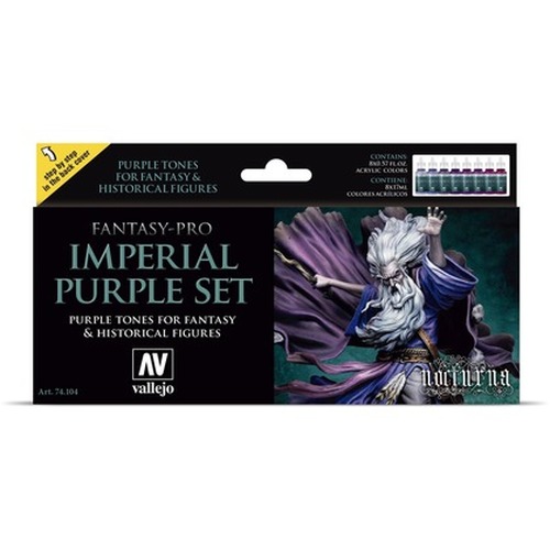 Vallejo: 74.104 - Fantasy-Pro - Imperial Purple (8x17 ml)