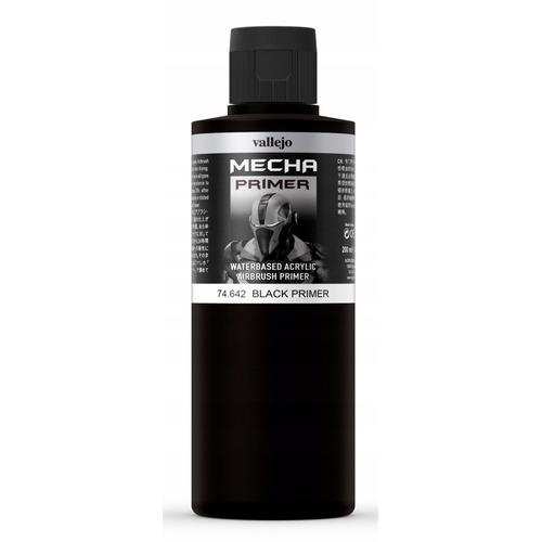 Vallejo: 74.642 - Mecha Primer - Black (200 ml)