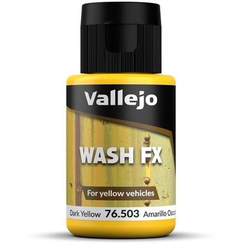 Vallejo: 76.503 - Wash FX - Dark Yellow (35 ml)