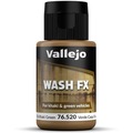 Vallejo: 76.520 - Wash FX - Dark Khaki Green (35 ml)