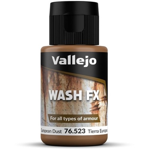 Vallejo: 76.523 - Wash FX - European Dust (35 ml)