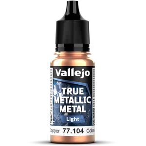Vallejo: 77.104 - True Metallic Metal - Light - Ancient Copper (18 ml)