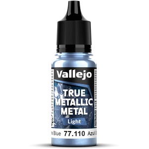 Vallejo: 77.110 - True Metallic Metal - Light - Ultramarine Blue (18 ml)