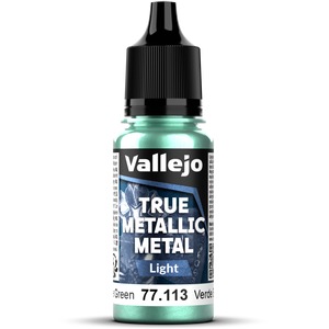 Vallejo: 77.113 - True Metallic Metal - Light - Beetle Green (18 ml)