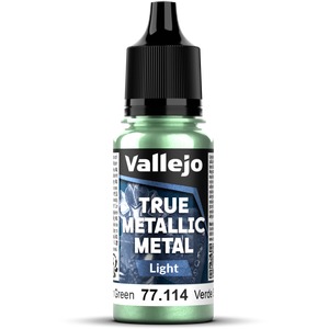 Vallejo: 77.114 - True Metallic Metal - Light - Dusken Green (18 ml)
